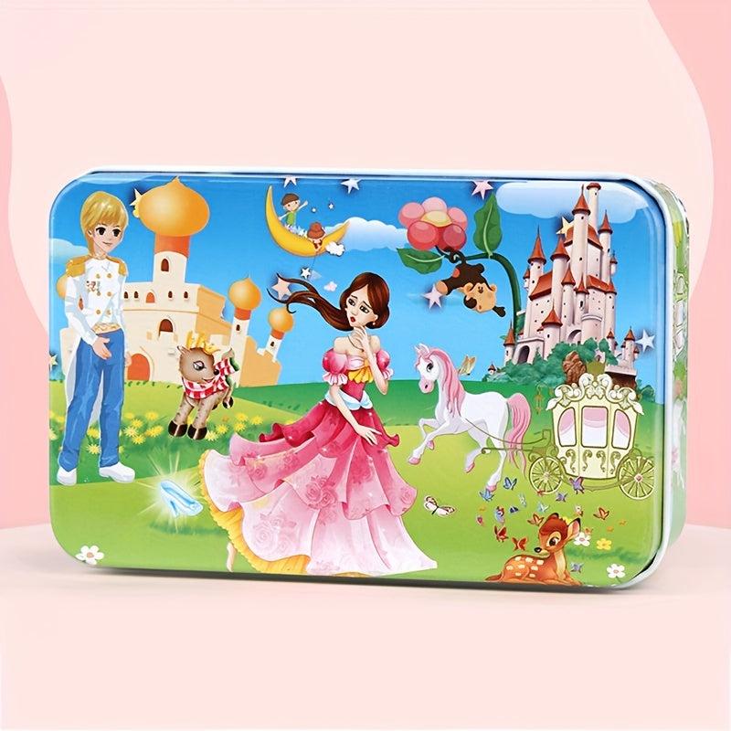 Anime Cartoon Wooden Puzzle 60 Pieces in Iron Box