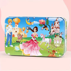 Anime Cartoon Wooden Puzzle 60 Pieces in Iron Box