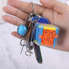 2pcs 3D Cube Maze Puzzle Toys Universal Rolling Ball Game Maze Toy