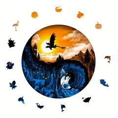 Unique Animal Shaped Wooden Puzzles for Teens and Adults