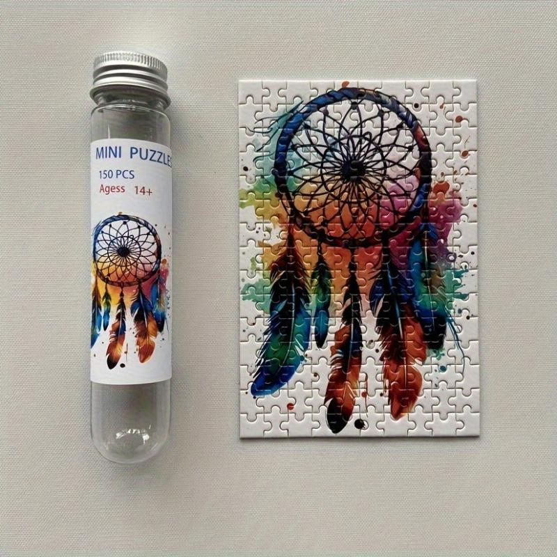 Mini Test Tube Puzzle Painting Jigsaw Puzzle Game