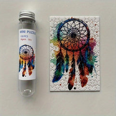 Mini Test Tube Puzzle Painting Jigsaw Puzzle Game