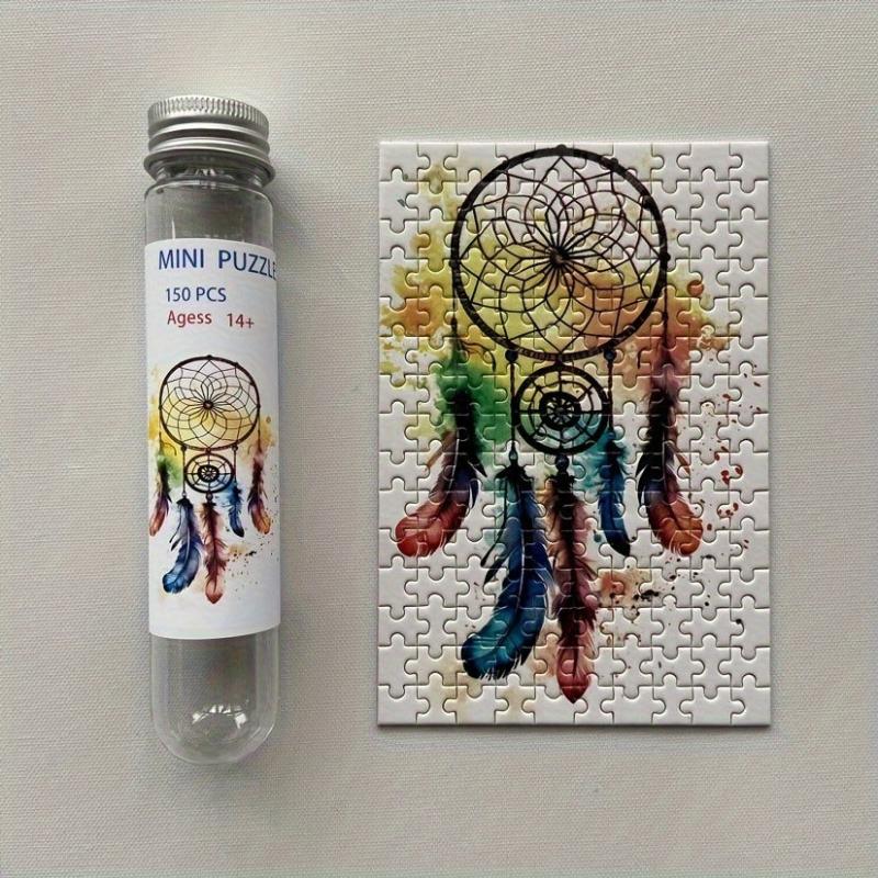 Mini Test Tube Puzzle Painting Jigsaw Puzzle Game