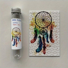 Mini Test Tube Puzzle Painting Jigsaw Puzzle Game