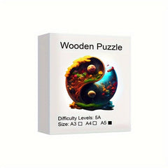 Wooden Elements Gossip Array Wood Puzzle High Difficulty Magic Intelligence Toy