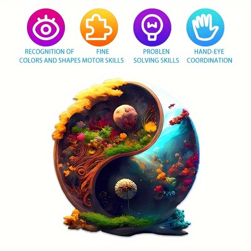 Wooden Elements Gossip Array Wood Puzzle High Difficulty Magic Intelligence Toy