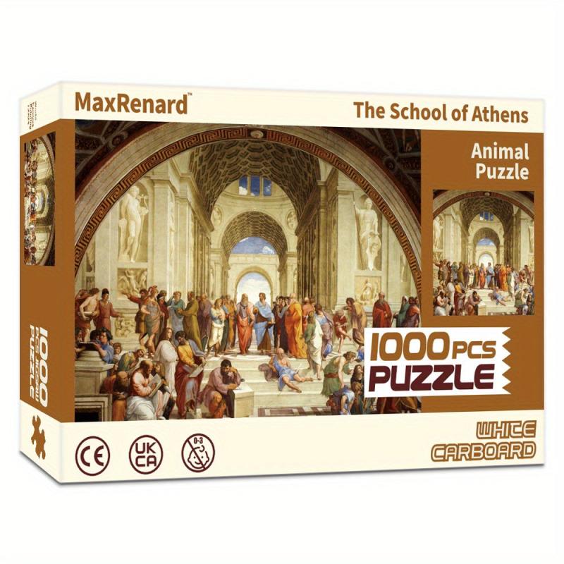 1000 Pieces Puzzle School of Athens Art Decompression Toy for Adults