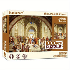 1000 Pieces Puzzle School of Athens Art Decompression Toy for Adults