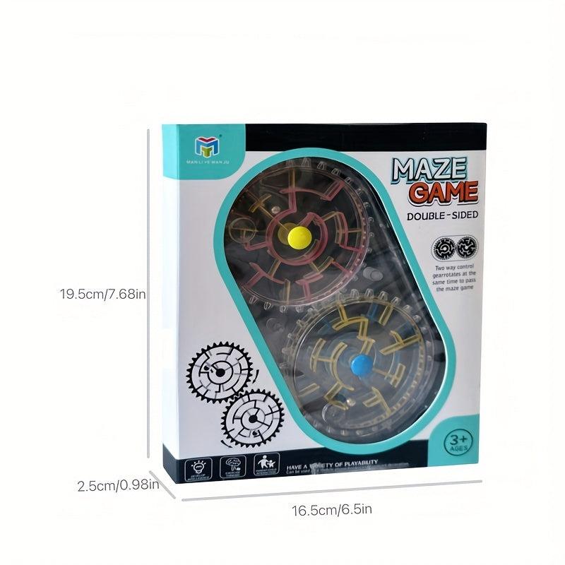 3D Gear Maze Bead Children's Puzzle Toy Handheld Game