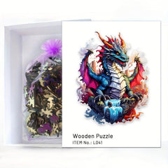 Dragon Wooden Puzzle High Difficulty Concentration Training