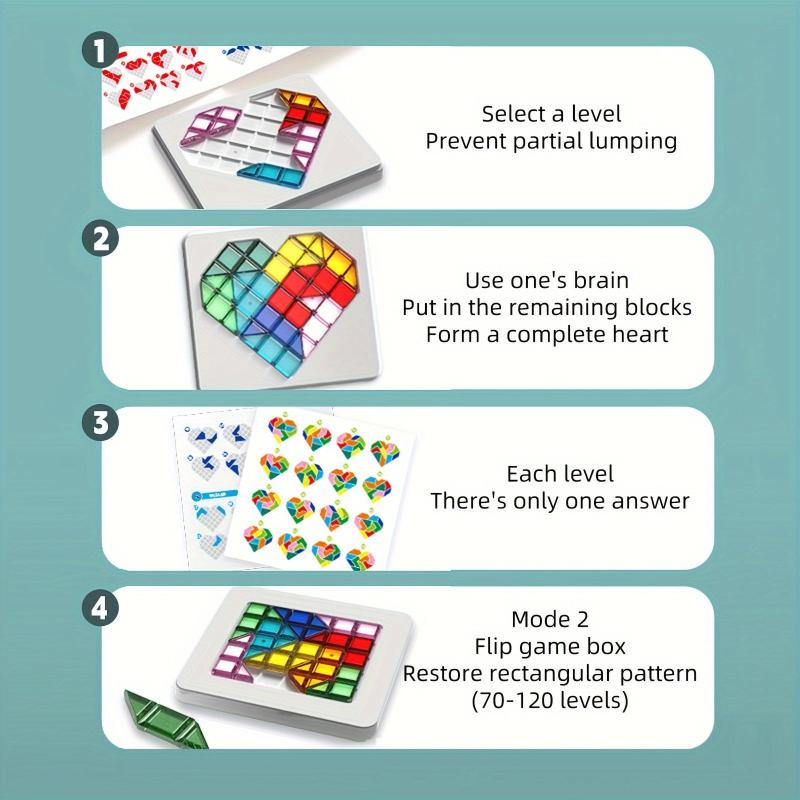 Intelligent Heart shaped Puzzle Game