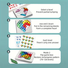 Intelligent Heart shaped Puzzle Game