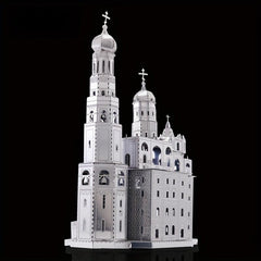 3D Metal Jigsaw Puzzle Model Ivan The Great Clock