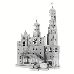 3D Metal Jigsaw Puzzle Model Ivan The Great Clock