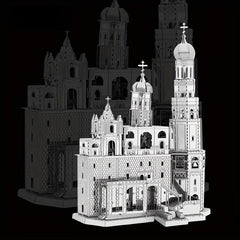 3D Metal Jigsaw Puzzle Model Ivan The Great Clock