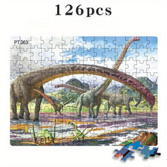 126pcs Dinosaur Series Puzzle Assembly Halloween Christmas Thanksgiving