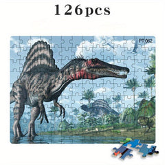 126pcs Dinosaur Series Puzzle Assembly Halloween Christmas Thanksgiving