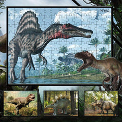 126pcs Dinosaur Series Puzzle Assembly Halloween Christmas Thanksgiving