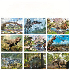 126pcs Dinosaur Series Puzzle Assembly Halloween Christmas Thanksgiving