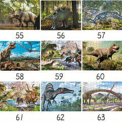 126pcs Dinosaur Series Puzzle Assembly Halloween Christmas Thanksgiving