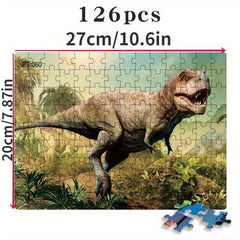 126pcs Dinosaur Series Puzzle Assembly Halloween Christmas Thanksgiving