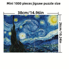 1000 Pieces Mini Jigsaw Puzzle Toys Adult Stress Reducing Paper Puzzles