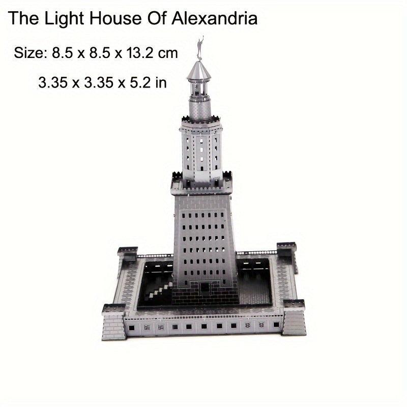 3D Metal Puzzle Alexander Lighthouse Educational Model