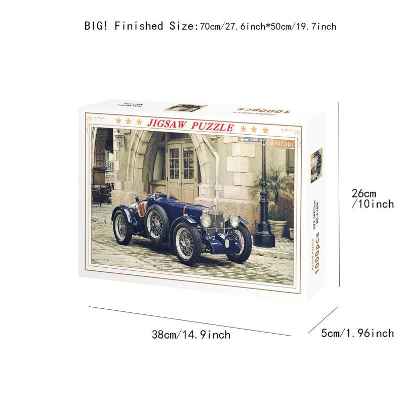 Classic Car 1000-Piece Puzzle High Difficulty 75x50cm