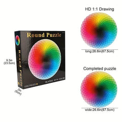 1000 Pieces Adult Rainbow Paper Puzzle
