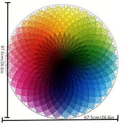 1000 Pieces Adult Rainbow Paper Puzzle