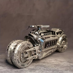 3D Metal Assembly Toy Motorcycle Model Puzzle Game