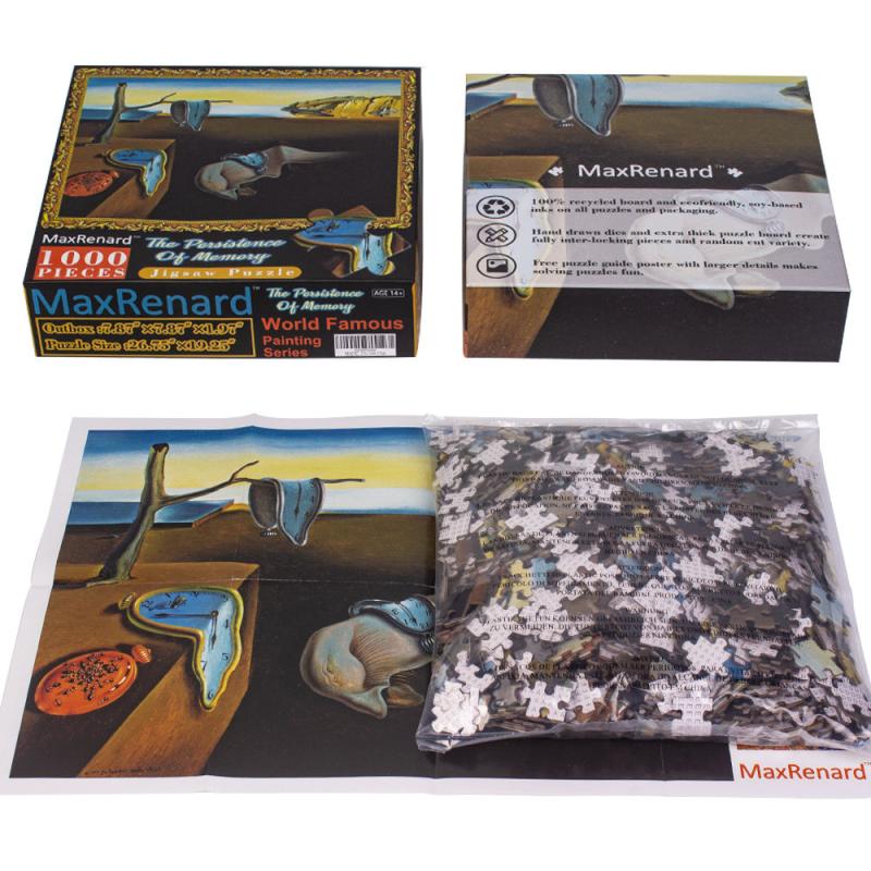 MaxRenard Jigsaw Puzzle 1000 Pieces Persistence Of Memory Art
