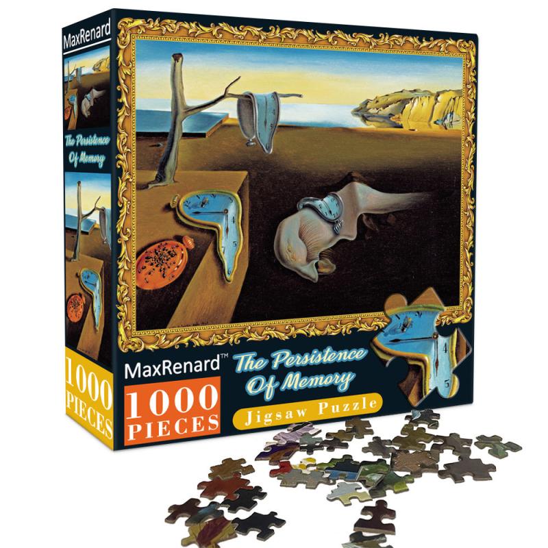 MaxRenard Jigsaw Puzzle 1000 Pieces Persistence Of Memory Art