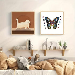 Butterfly Wooden Jigsaw Puzzle Irregular Animal Puzzle Gift Boxed