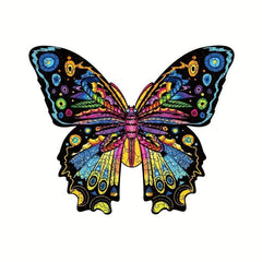 Butterfly Wooden Jigsaw Puzzle Irregular Animal Puzzle Gift Boxed