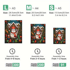 Christmas Animal Puzzle for Adults - Holiday Entertainment