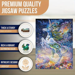 Unicorn Soul Wooden Puzzles For Adults - Creative Gift For Teenagers And Adults