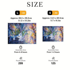 Unicorn Soul Wooden Puzzles For Adults - Creative Gift For Teenagers And Adults