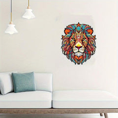 Wooden Puzzle Lion Irregular Shape Christmas Gift Adult Stress Reduction
