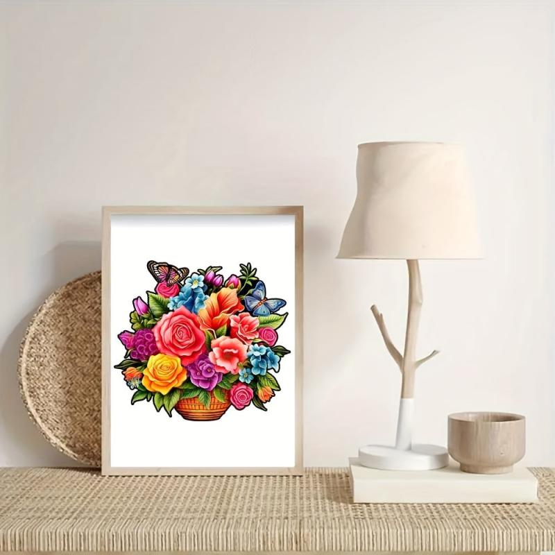 Christmas Flower Gift Box Wooden Puzzle - Unique Stress Reduction Gift