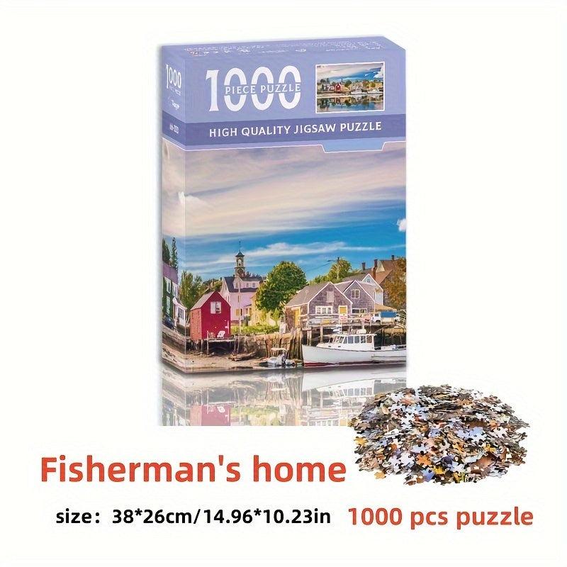 1000pcs Jigsaw Puzzles Perfect Gift Decompression Toys Home Wall Decoration