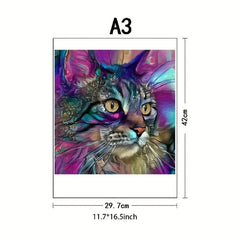 Cat Wooden Puzzle Game for Family Christmas Birth