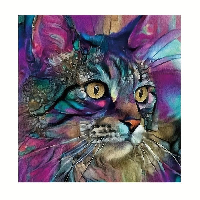 Cat Wooden Puzzle Game for Family Christmas Birth