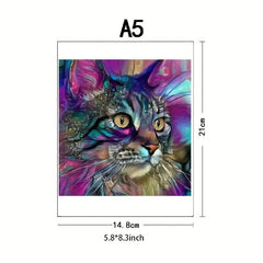 Cat Wooden Puzzle Game for Family Christmas Birth