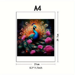 Peacock Wooden Educational Toy Puzzle Game for Adults and Kids