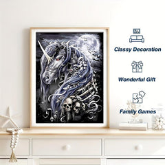 Horse Skeleton Wooden Puzzle Educational Toy Gift