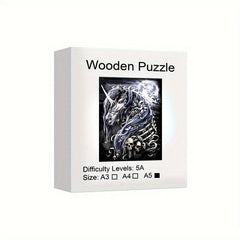 Horse Skeleton Wooden Puzzle Educational Toy Gift