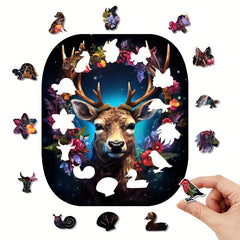 Christmas Puzzle Adult Animal Puzzle Holiday Entertainment Decompression Difficu