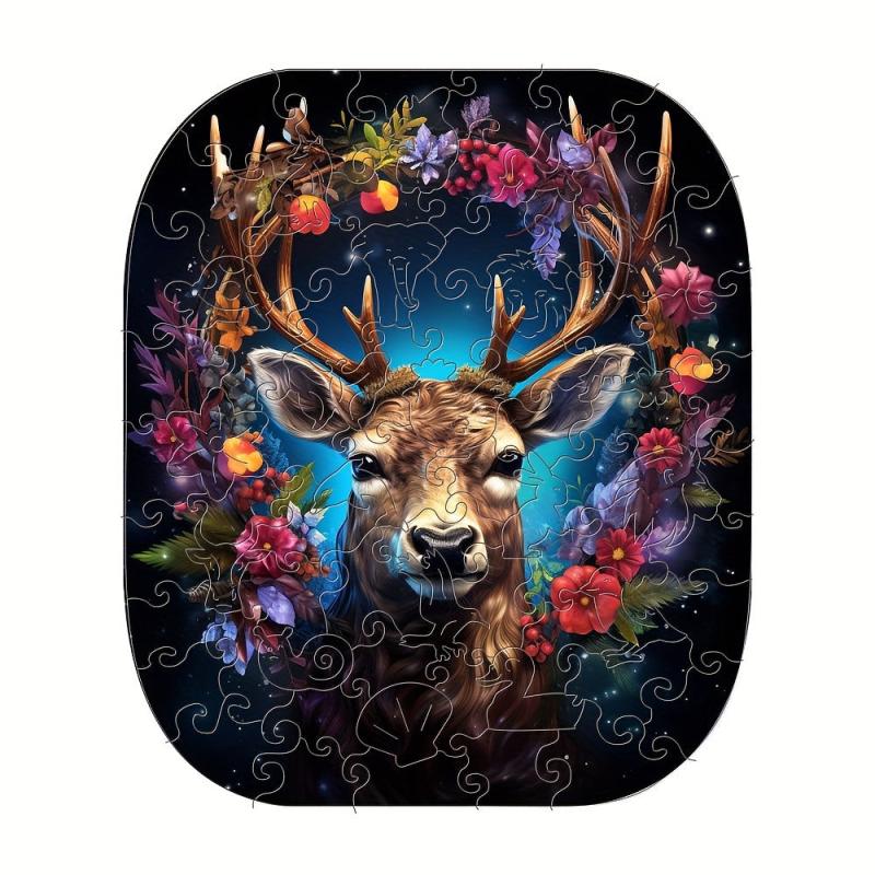 Christmas Puzzle Adult Animal Puzzle Holiday Entertainment Decompression Difficu