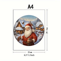 Christmas Wooden Puzzle Special Shapes Adult Birthday Party Games